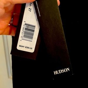 Hudson jeans.  New with tags.  Black with cutout stars. Size 27.